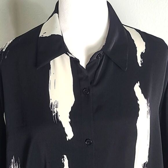 VICI Black & White Mini-dress with Big Pockets on the Front, Size Small - Picture 3 of 9